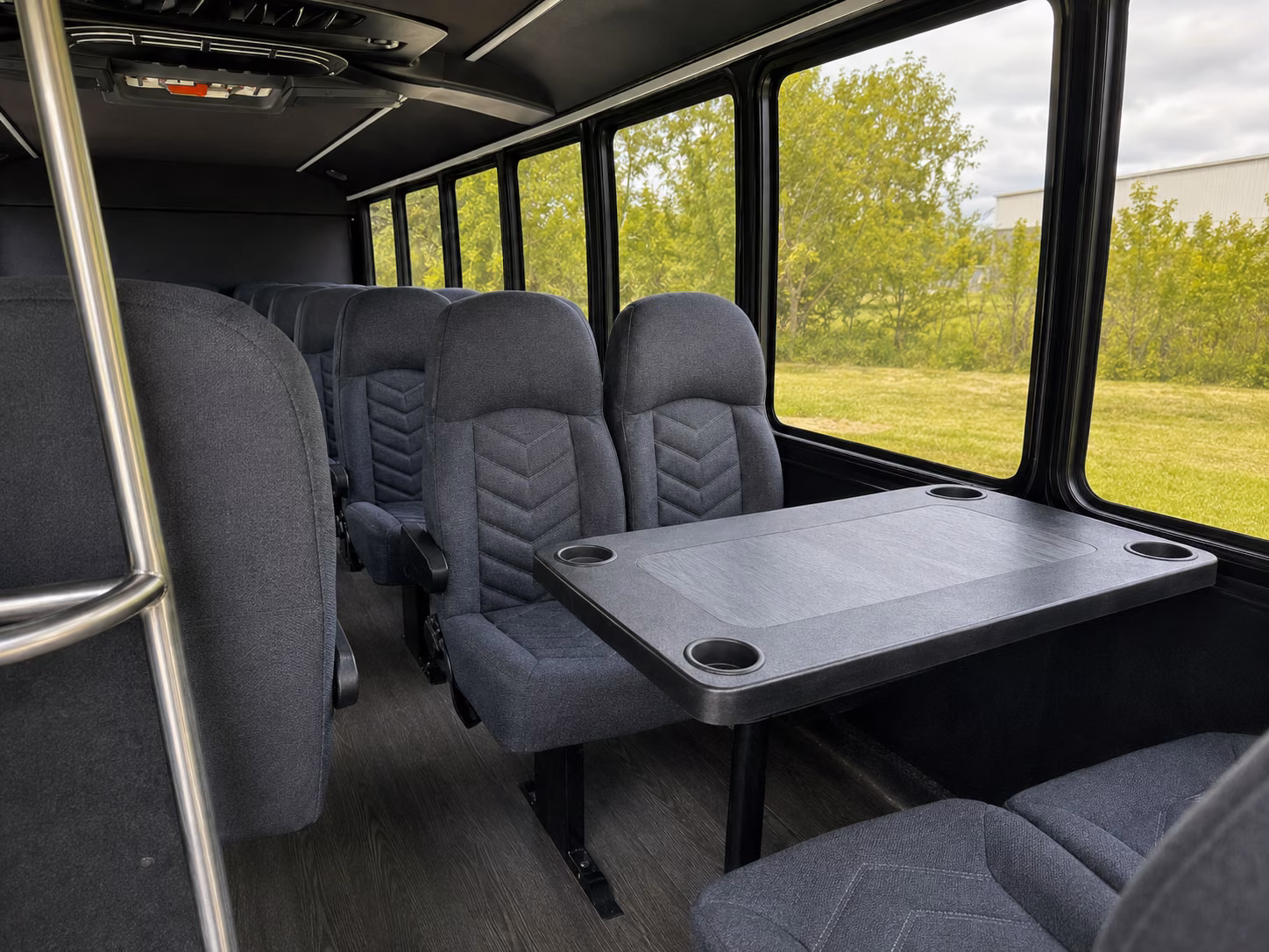 deltona 18 passenger minibus inside