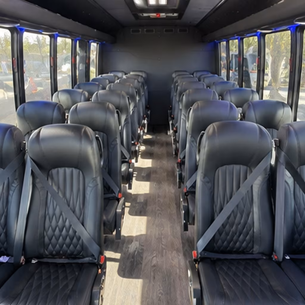 deltona 25 passenger minibus interior
