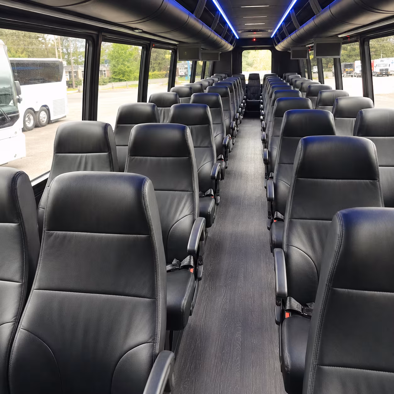 deltona 35 passenger minibus inside