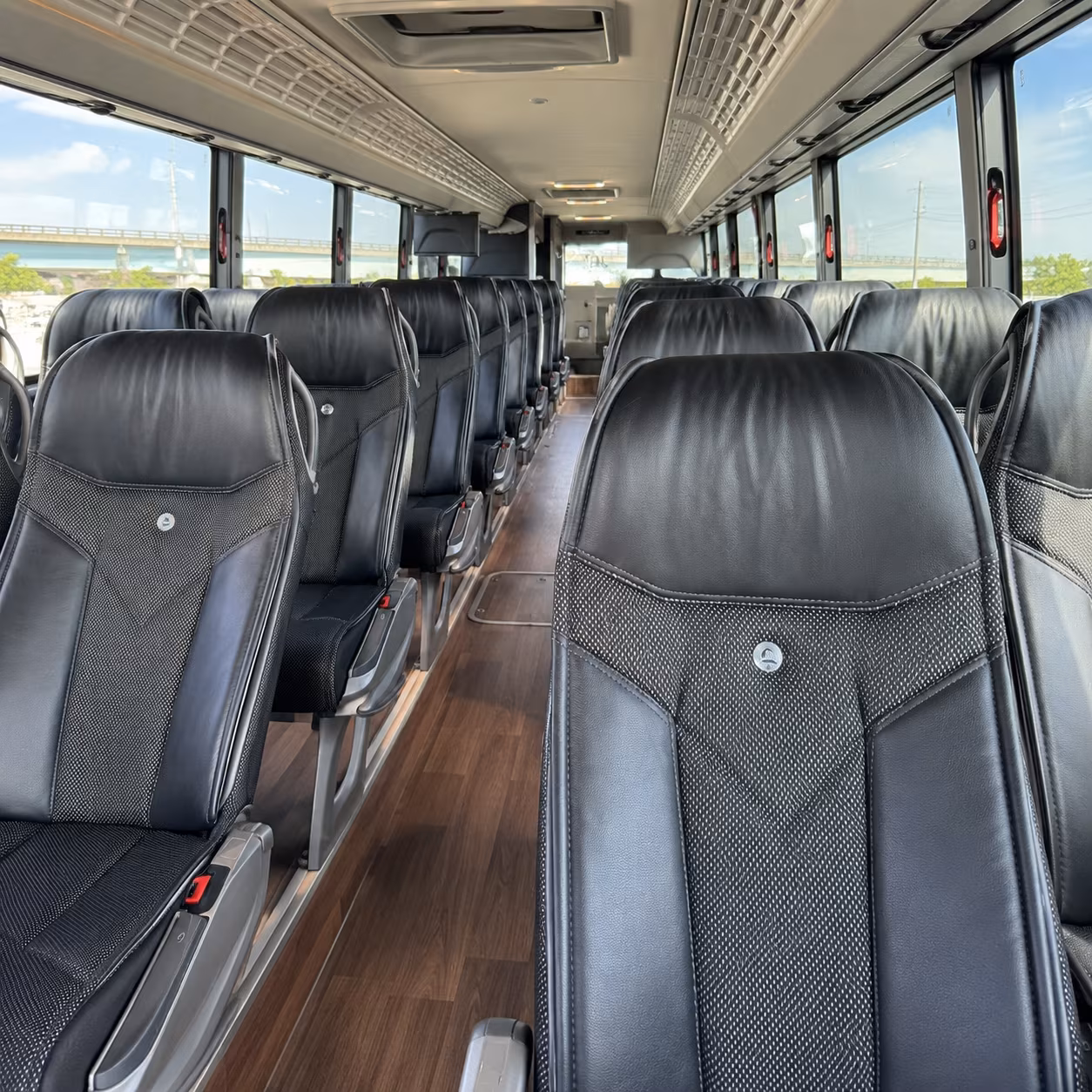 deltona charter bus interior