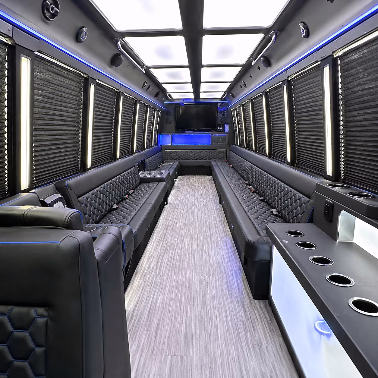 deltona party bus interior